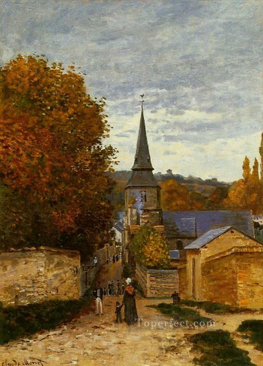 Calle en SaintAdresse Claude Monet Pintura al óleo